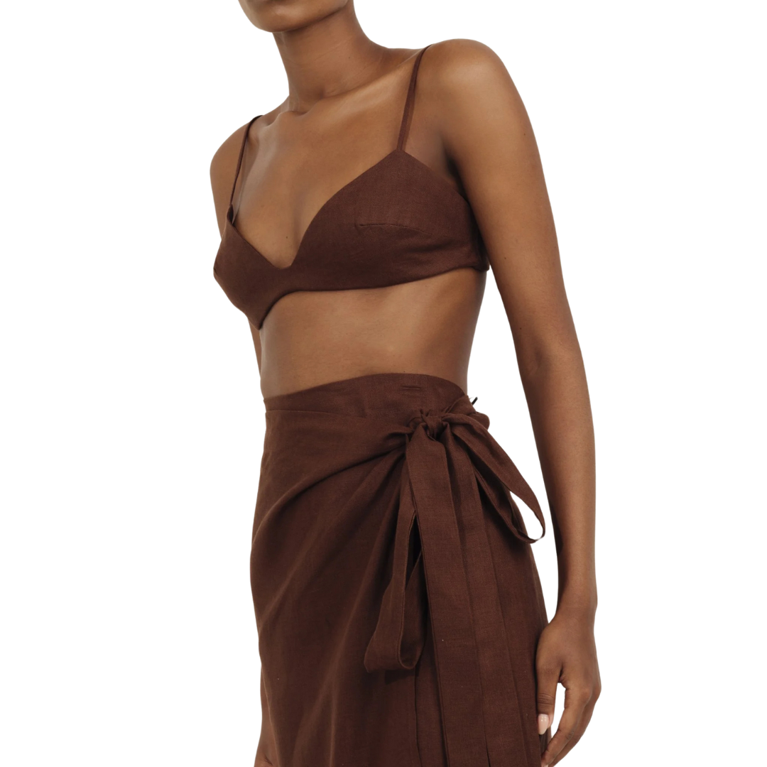 Isabella Skirt - Coffee