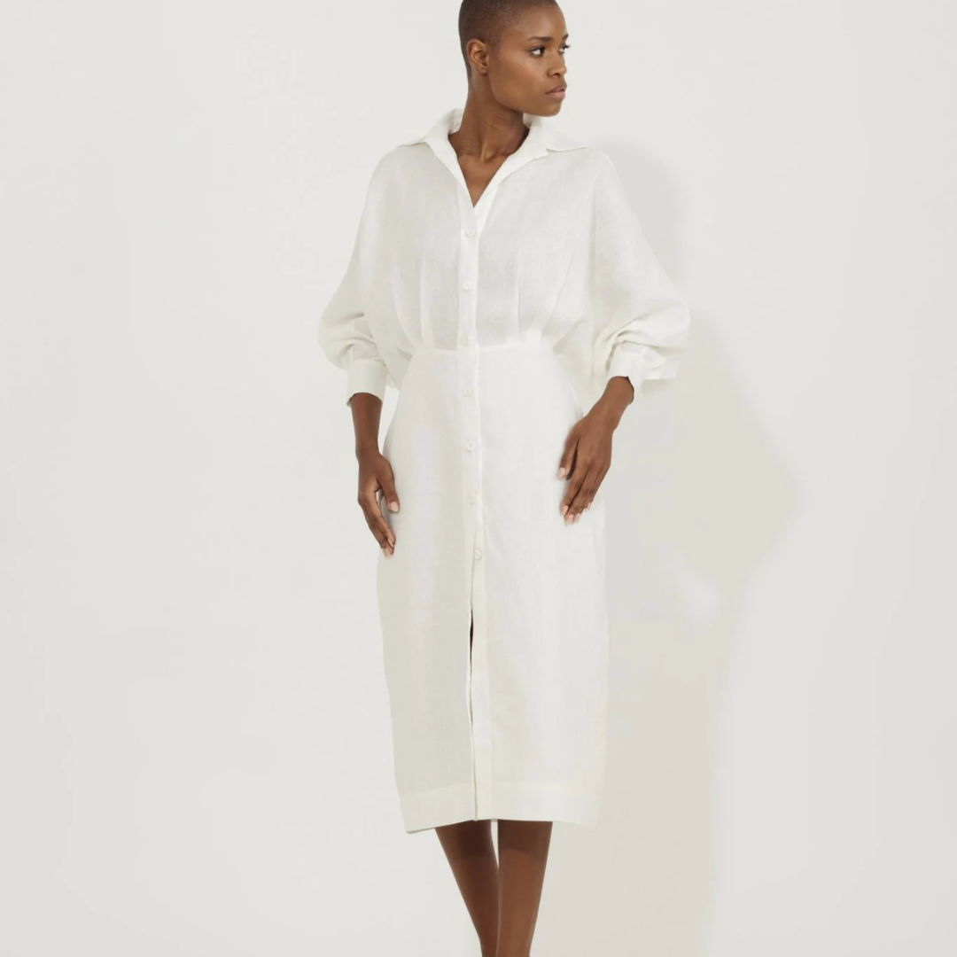 Maria Dress - Ivory