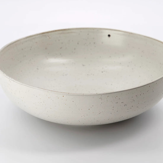 Wide Pion Bowl - Grey & White