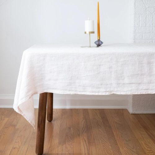 Stonewashed Linen Tablecloth | Stone