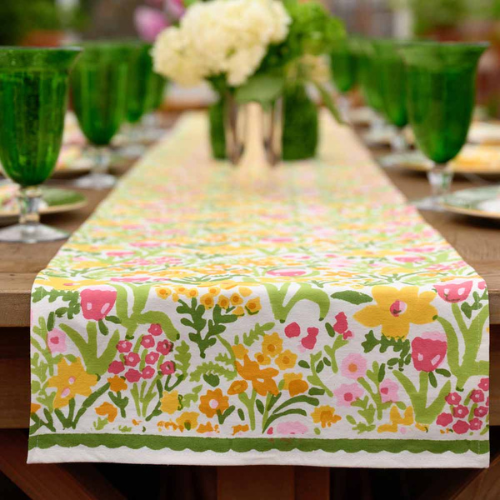 70s Flower Table Runner