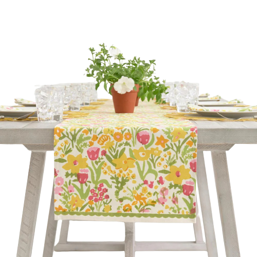 70s Flower Table Runner