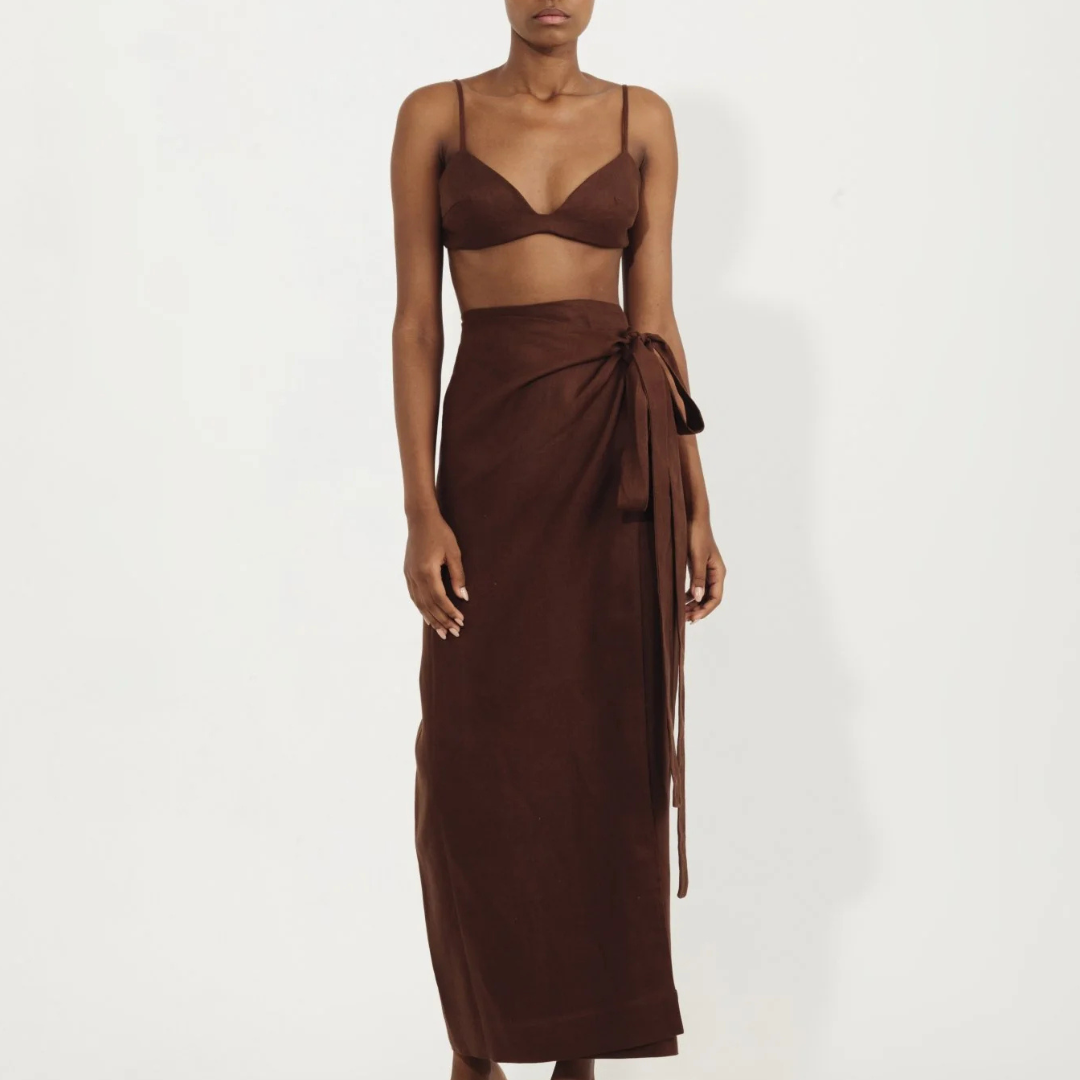 Isabella Skirt - Coffee