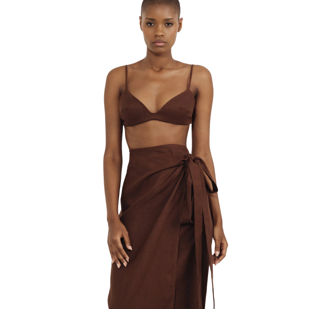 Isabella Skirt - Coffee