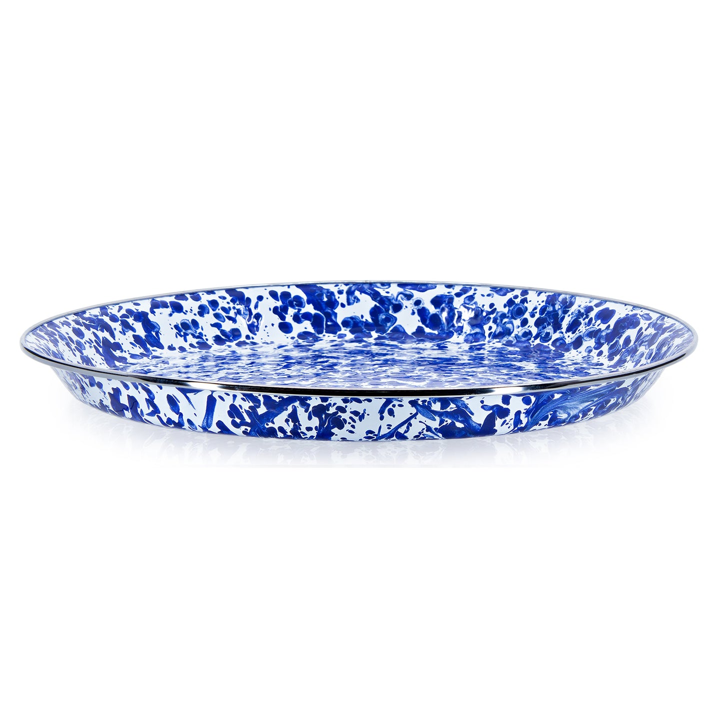 Cobalt Swirl Serving Tray