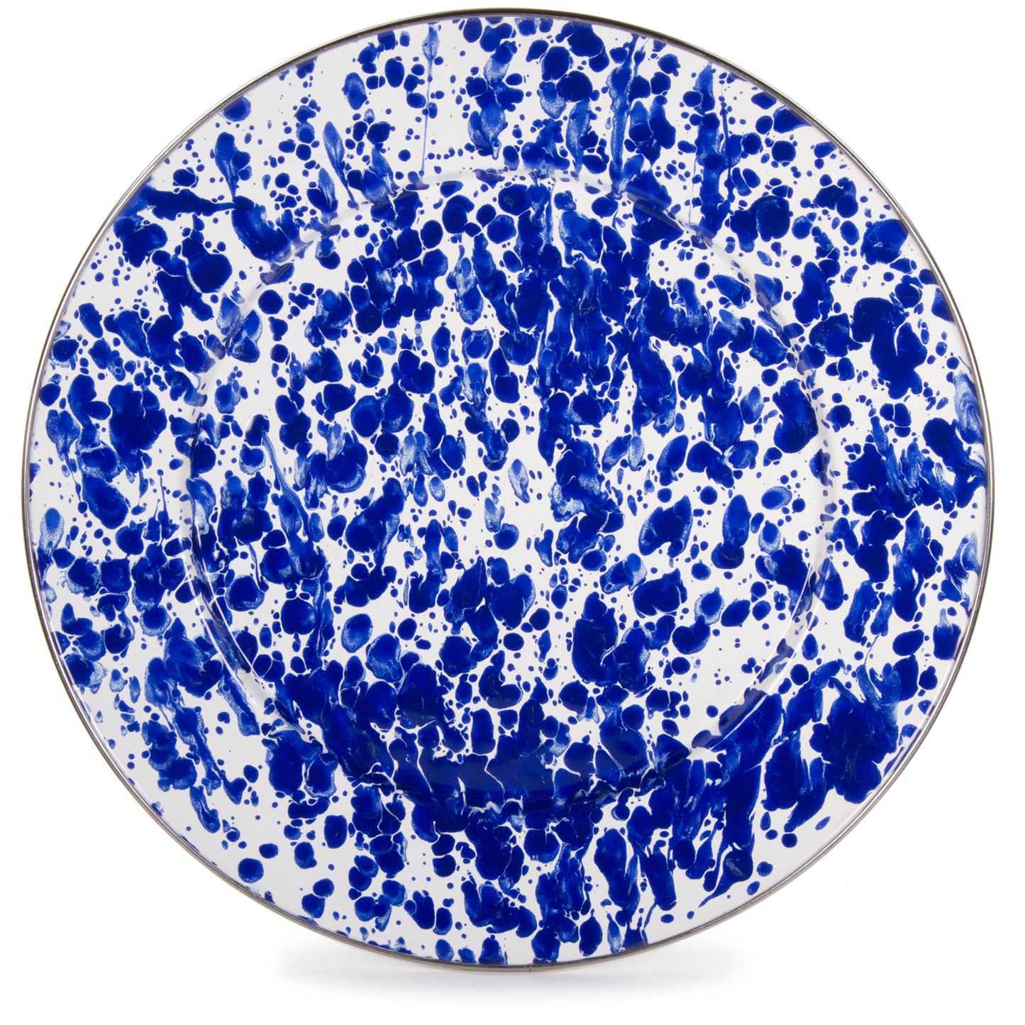Cobalt Swirl Chargers - Set of 2