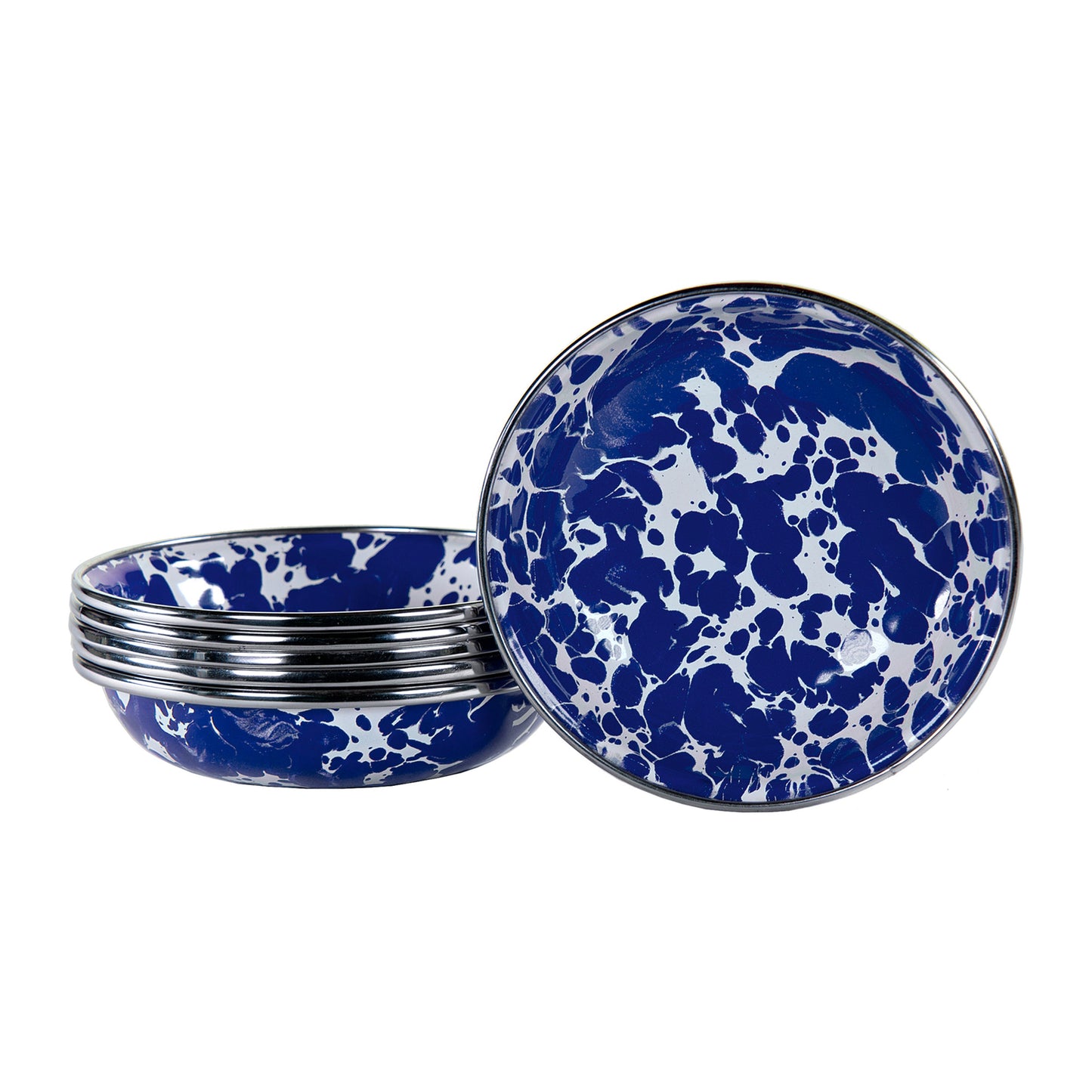 Cobalt Swirl Tasting Dishes - Set of 6