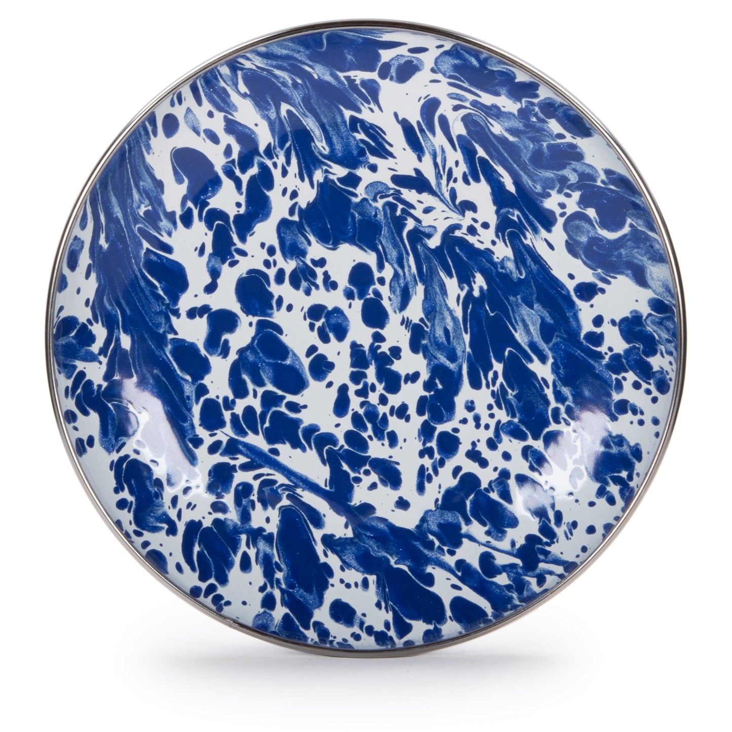 Cobalt Swirl Appetizer Plates- Set of 4