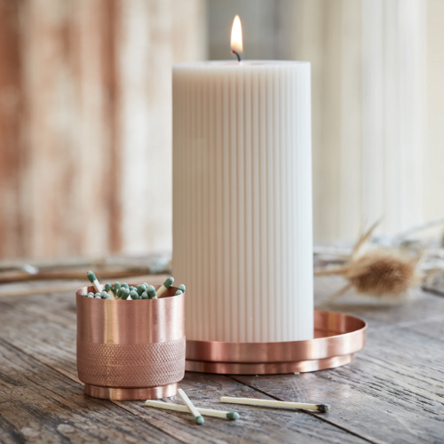 Copper Match Strike & Holder