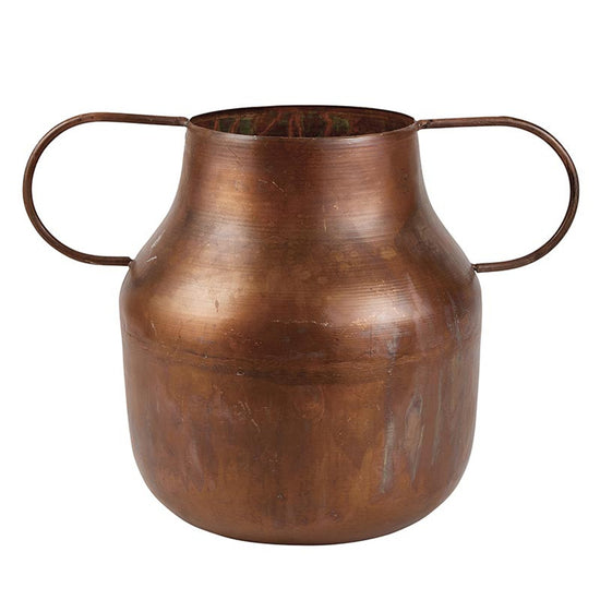 Copper Vase with Handles - Large