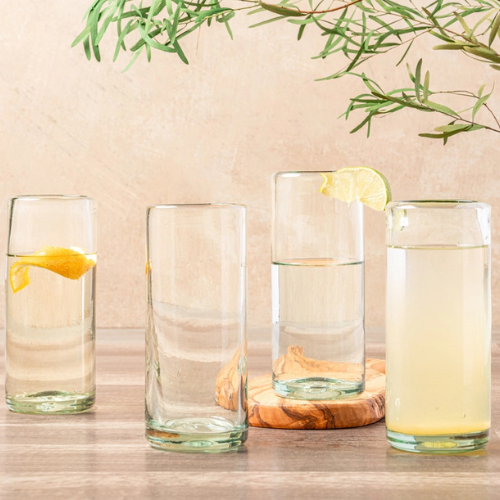 Handblown Highball Glasses - Set of 4