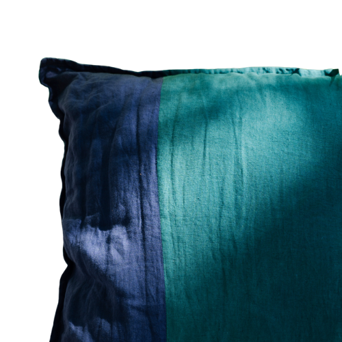 Linen Blues Pillow