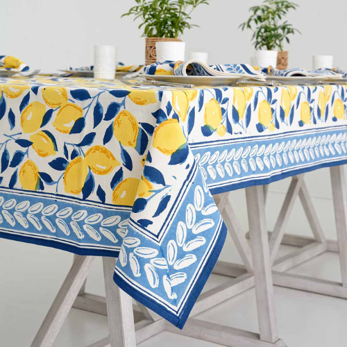 Mod Lemon Tablecloth mrs.mandolin