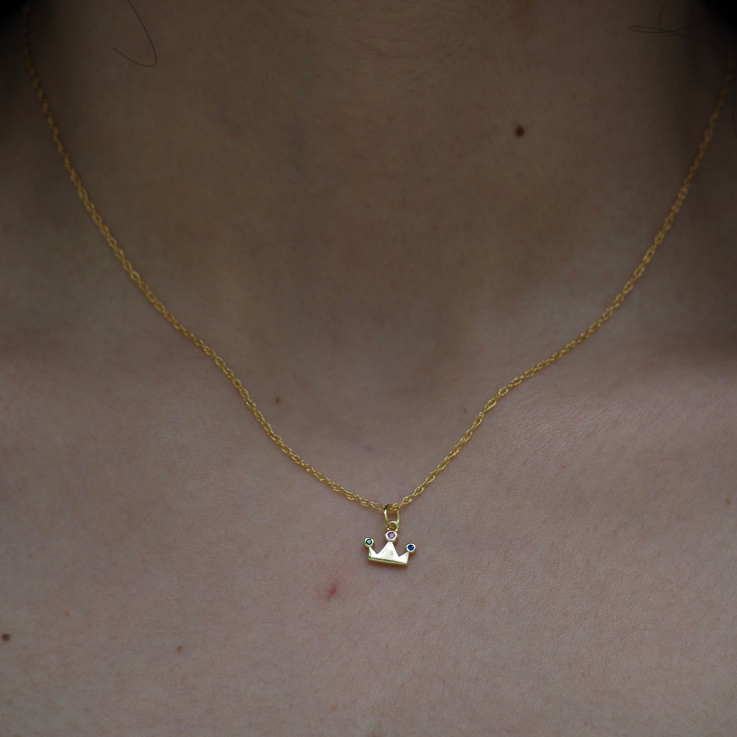 Gold Necklace & Charms