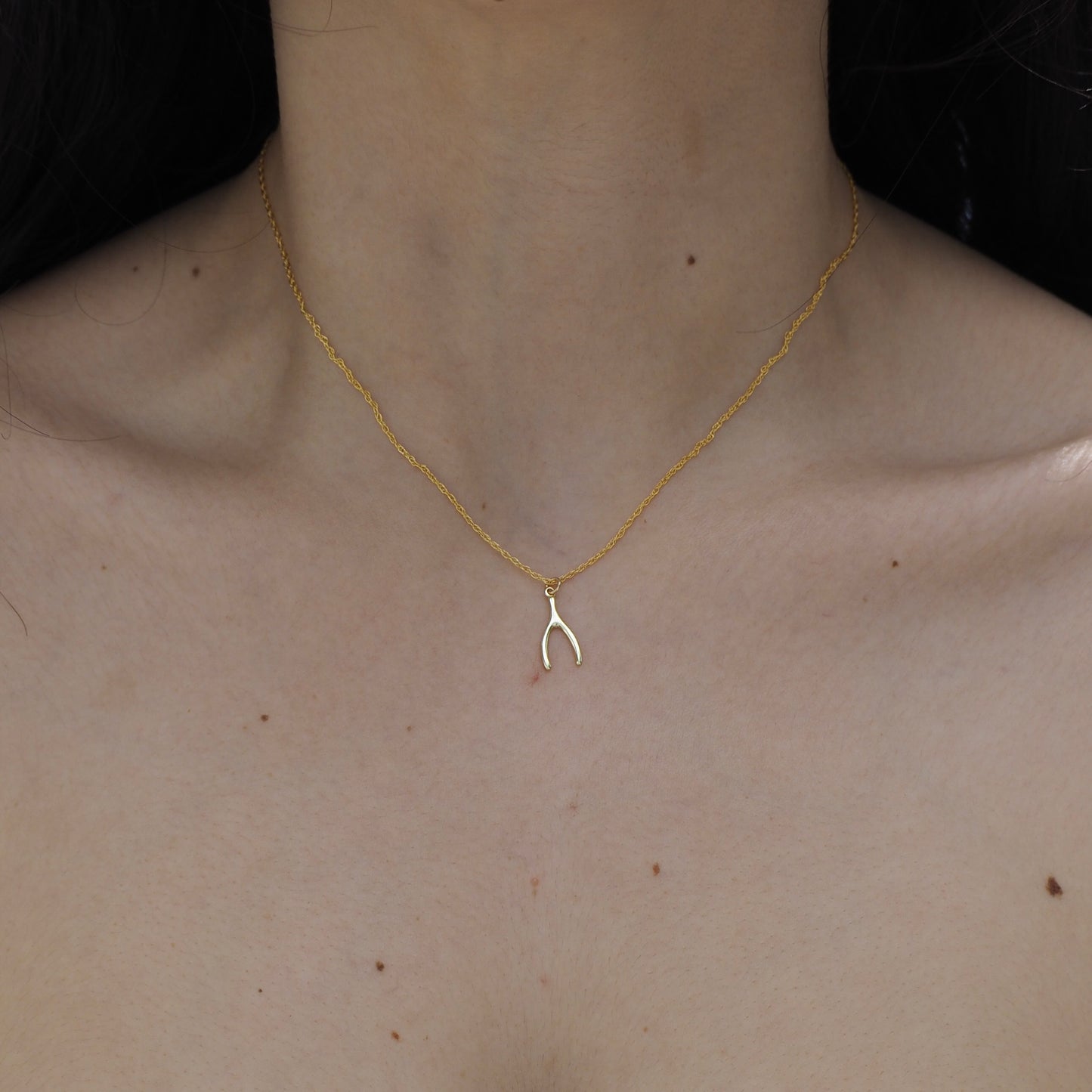 Gold Necklace & Charms