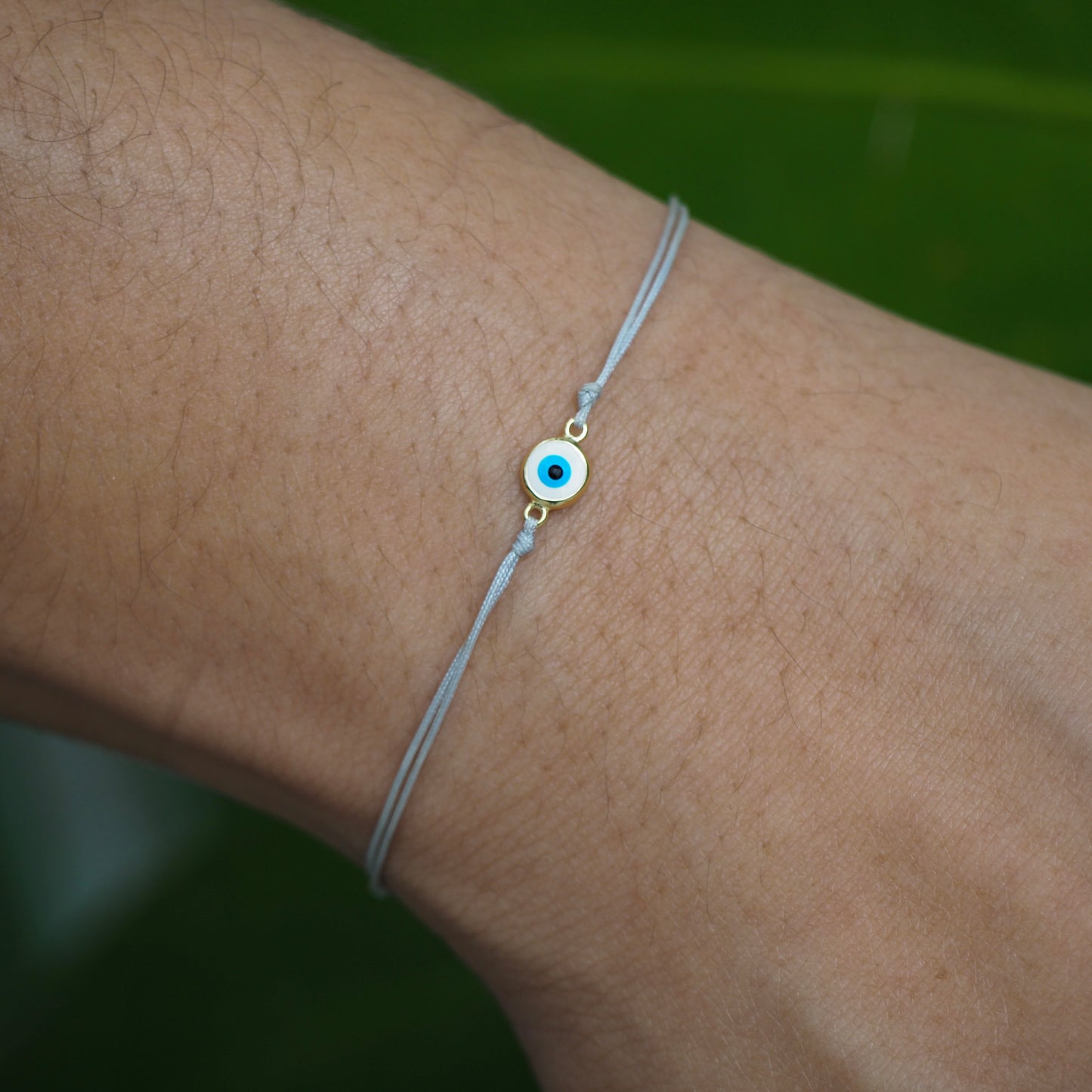 White Evil Eye Bracelet