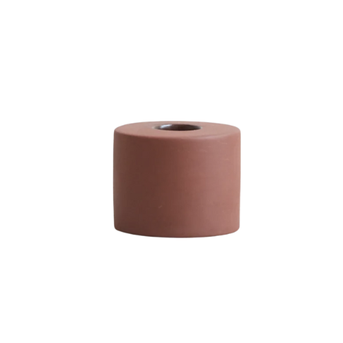 Petite Ceramic Taper Holder | Earth
