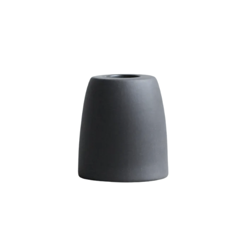 Petite Ceramic Taper Holder | Smoke