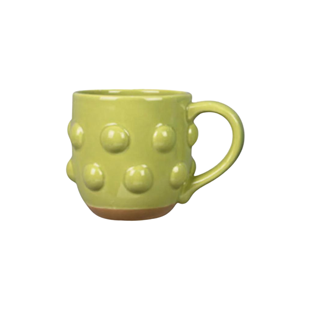 Hobnail Ceramic Mugs