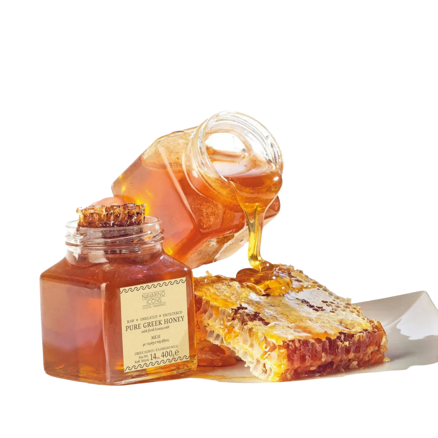 Navarino Icons Greek Honey w/ Comb