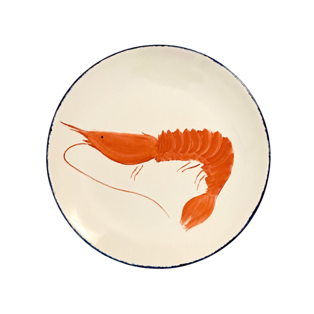 Handmade Prawn Plate – Set of 2