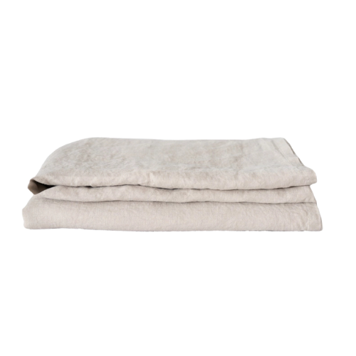Stonewashed Linen Tablecloth | Stone