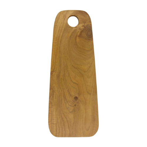 Teak Root Round Edge Cutting Board