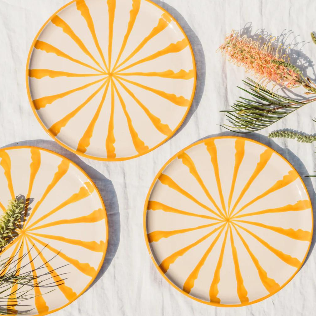 Blurred Lines Salad Plate - Set of 2