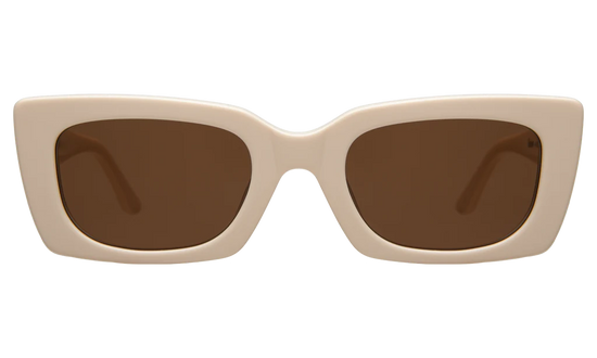 Wilson Cream Brown - Flat Sunglasses
