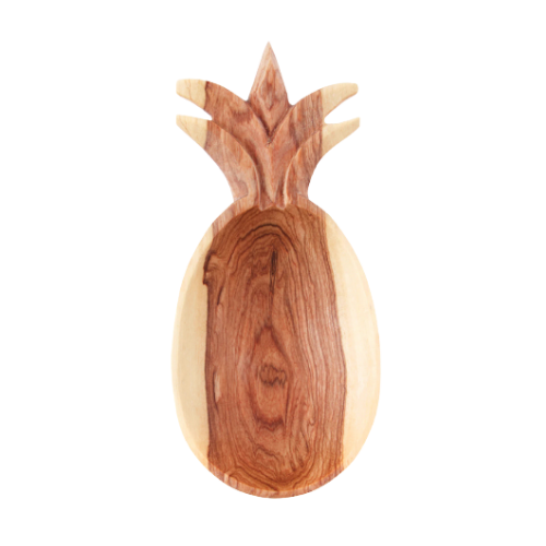 Wood Pineapple Serving Bowl | Small