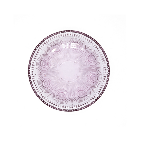 Dentelle Duchesse Glass Plate | Small, Purple