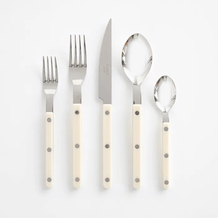 Bistrot 5 Piece Flatware Set - Vintage, Solid