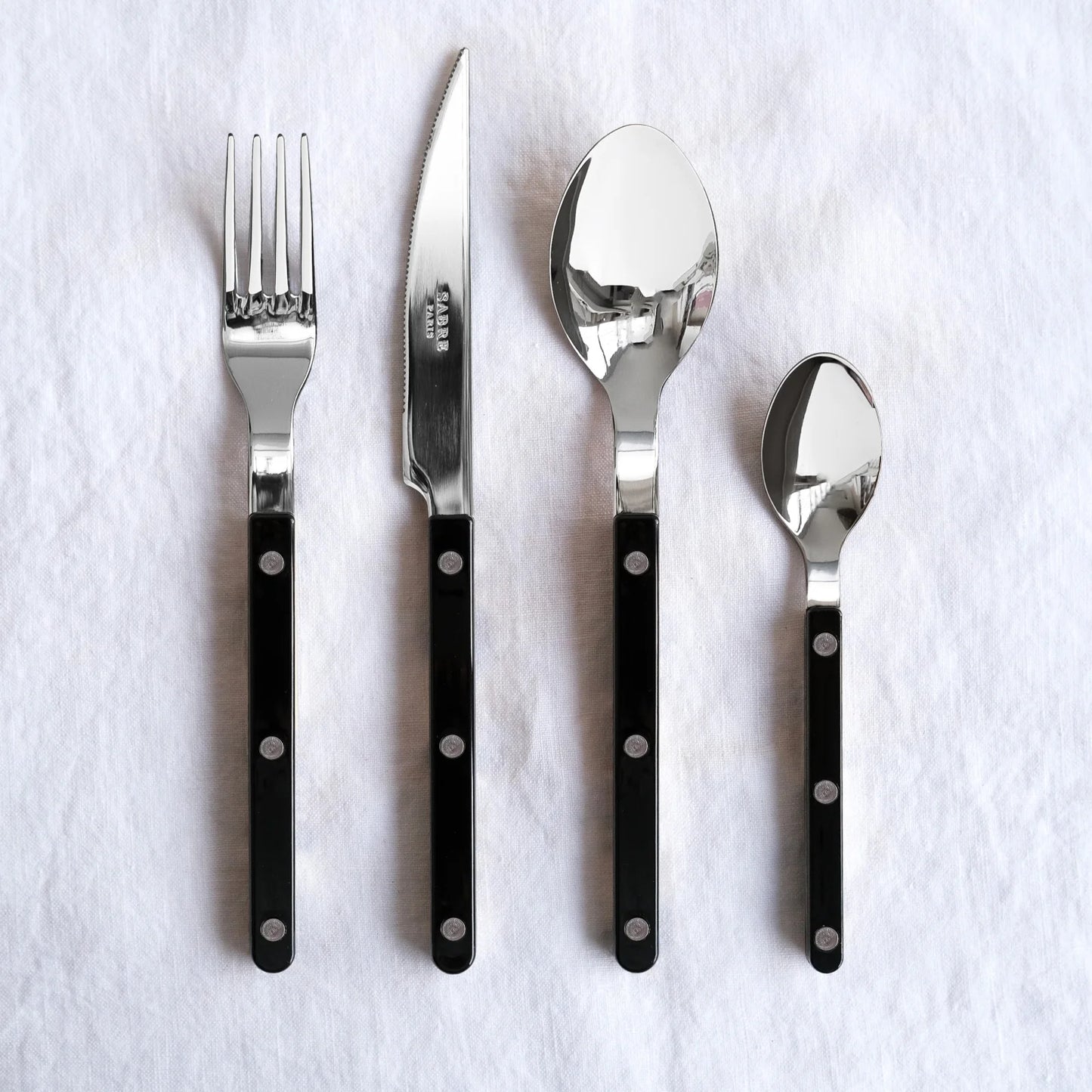 Bistrot 5 Piece Flatware Set - Vintage, Solid