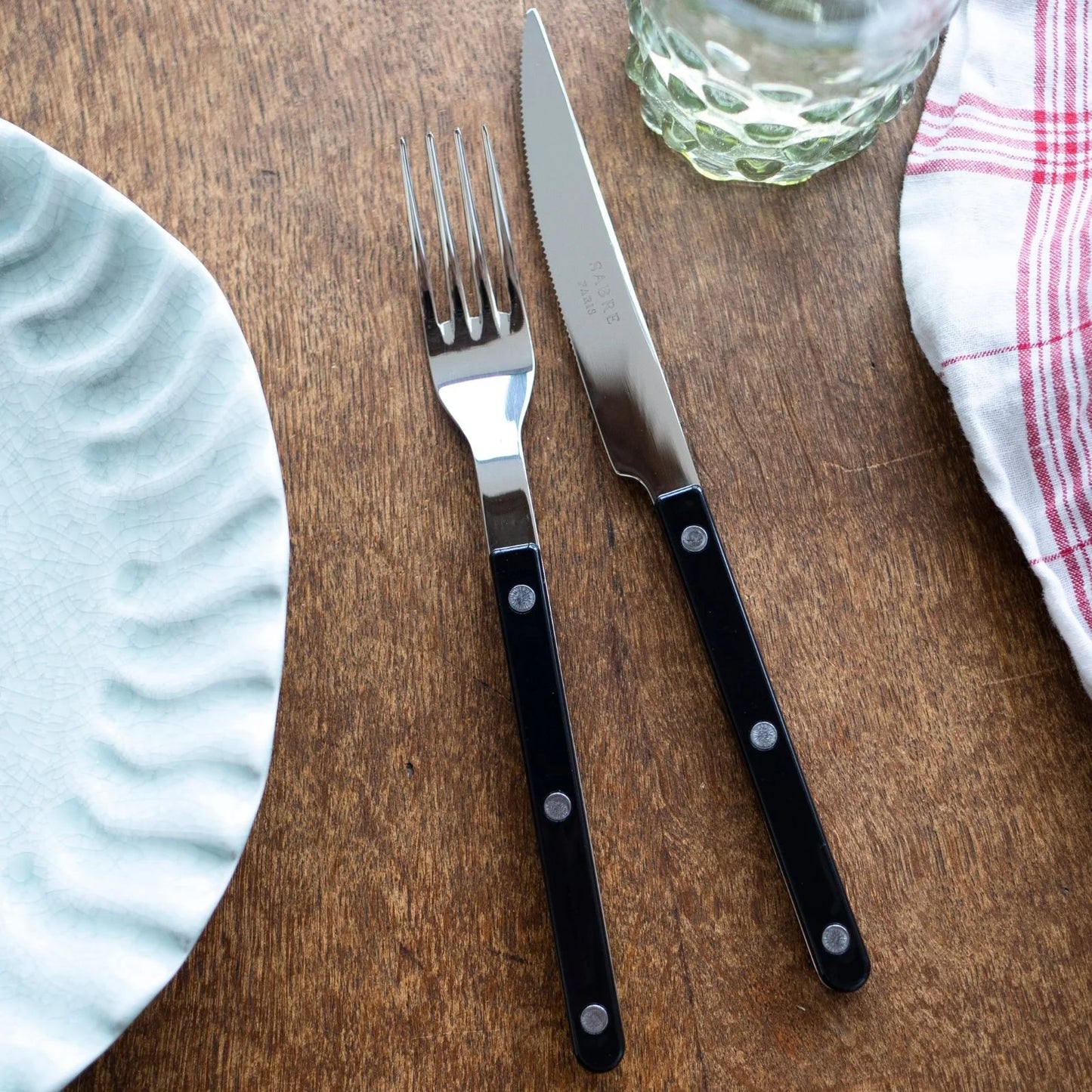 Bistrot 5 Piece Flatware Set - Vintage, Solid