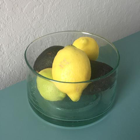 Club Salad Glass Bowl