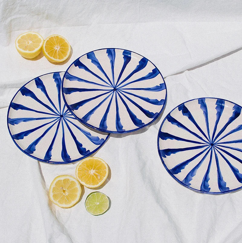 Blurred Lines Salad Plate - Set of 2
