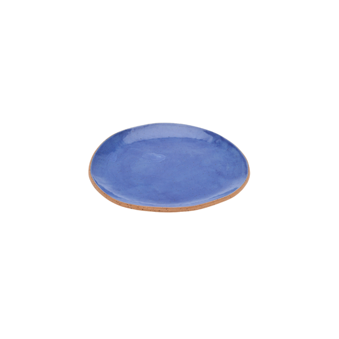 O Ceramics Appetizer Plate | Blue