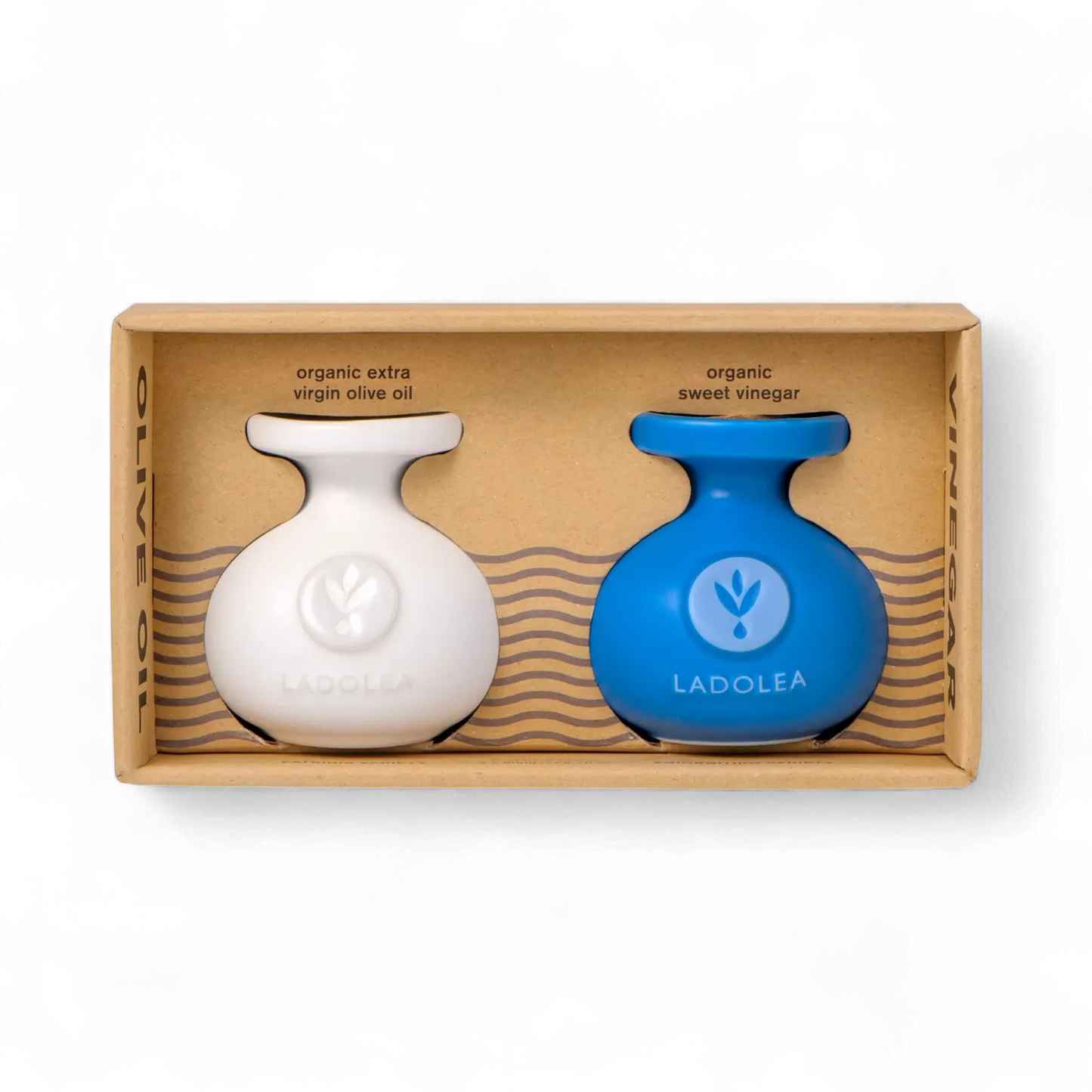 LADOLEA Organic Olive Oil & Sweet Vinegar Gift Set