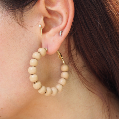 Colored Wood Ball Hoops