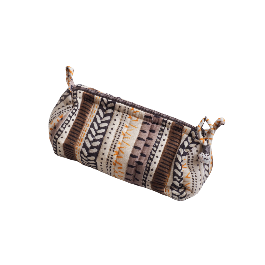 Brown Motif - Small Pouch