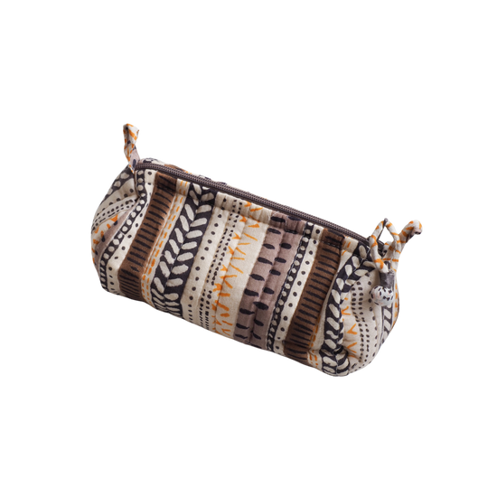 Brown Motif - Small Pouch