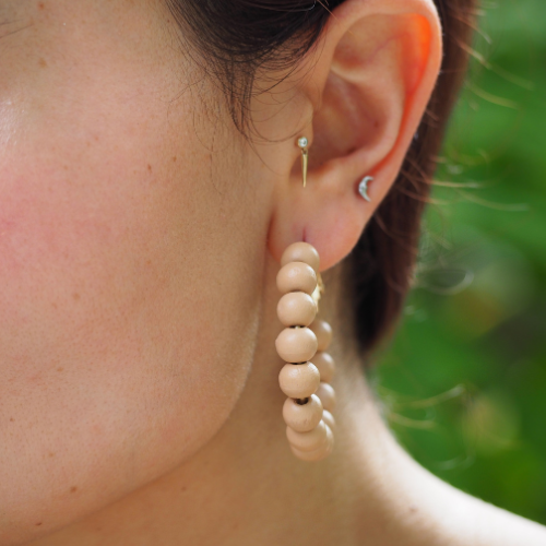 Colored Wood Ball Hoops