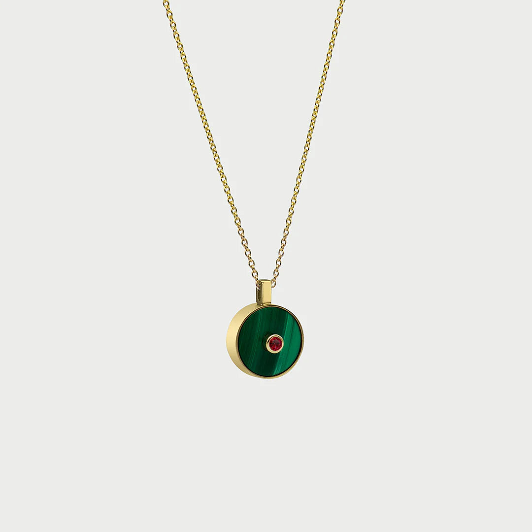 Le Collier N.3 Malachite & Ruby Necklace