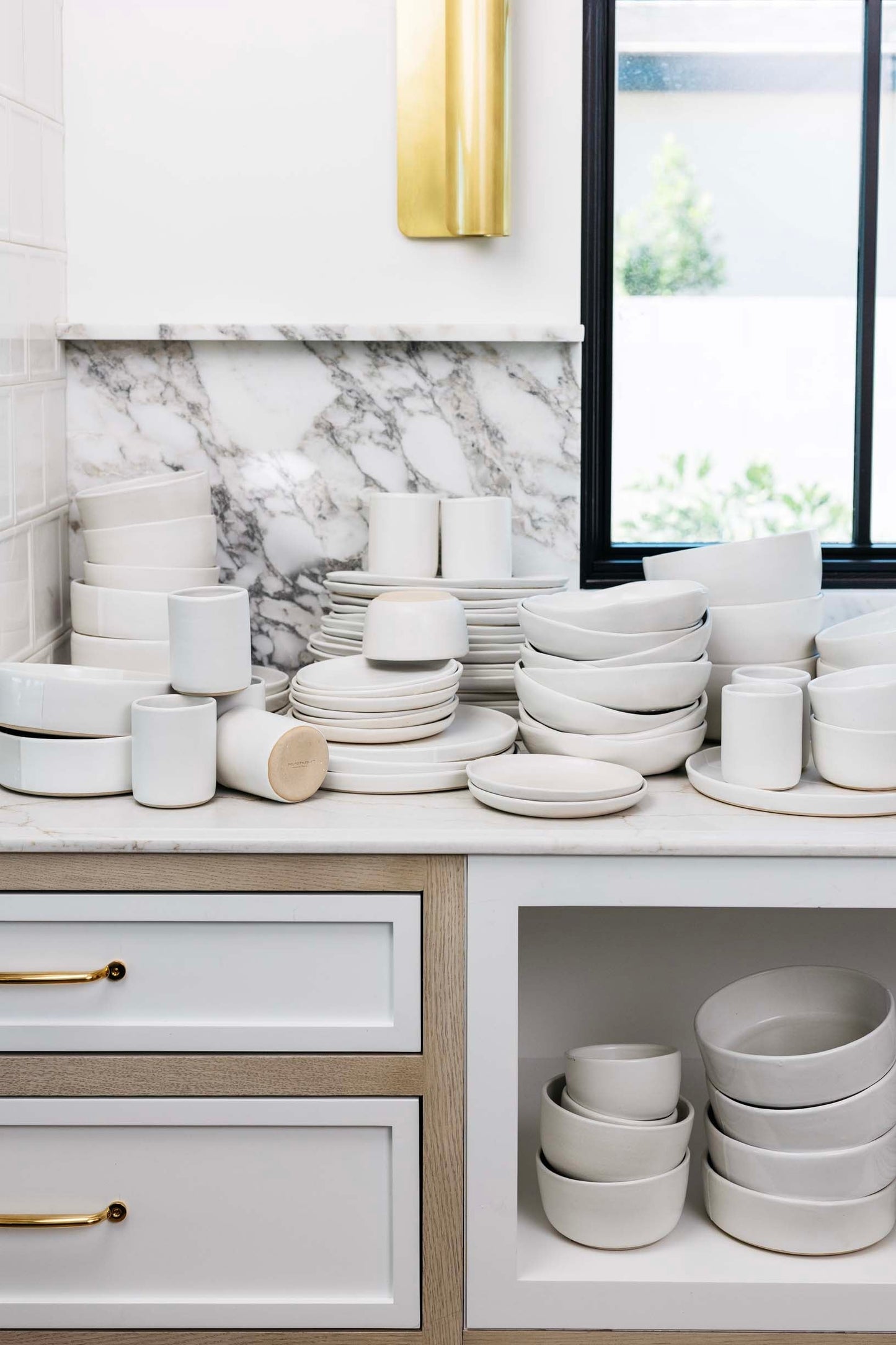 Wallace Nesting Bowls - Matte White - Set of 3