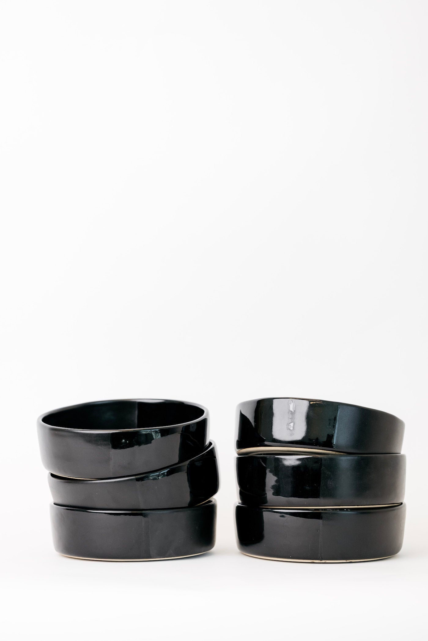 Sable Bowl - Matte Black/Glossy Black - Set of 6