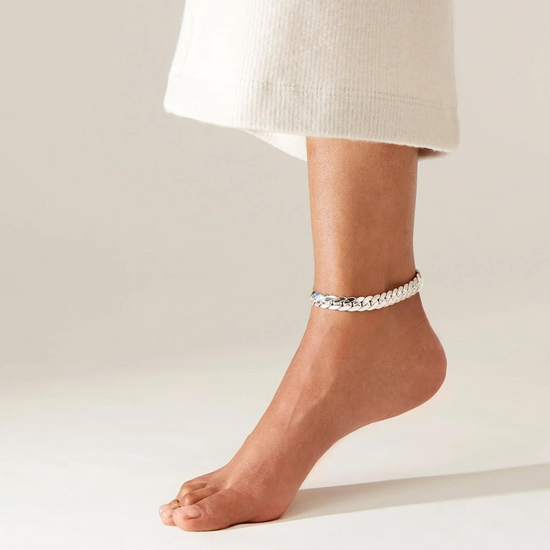 Load image into Gallery viewer, Harvey Anklet - Silver
