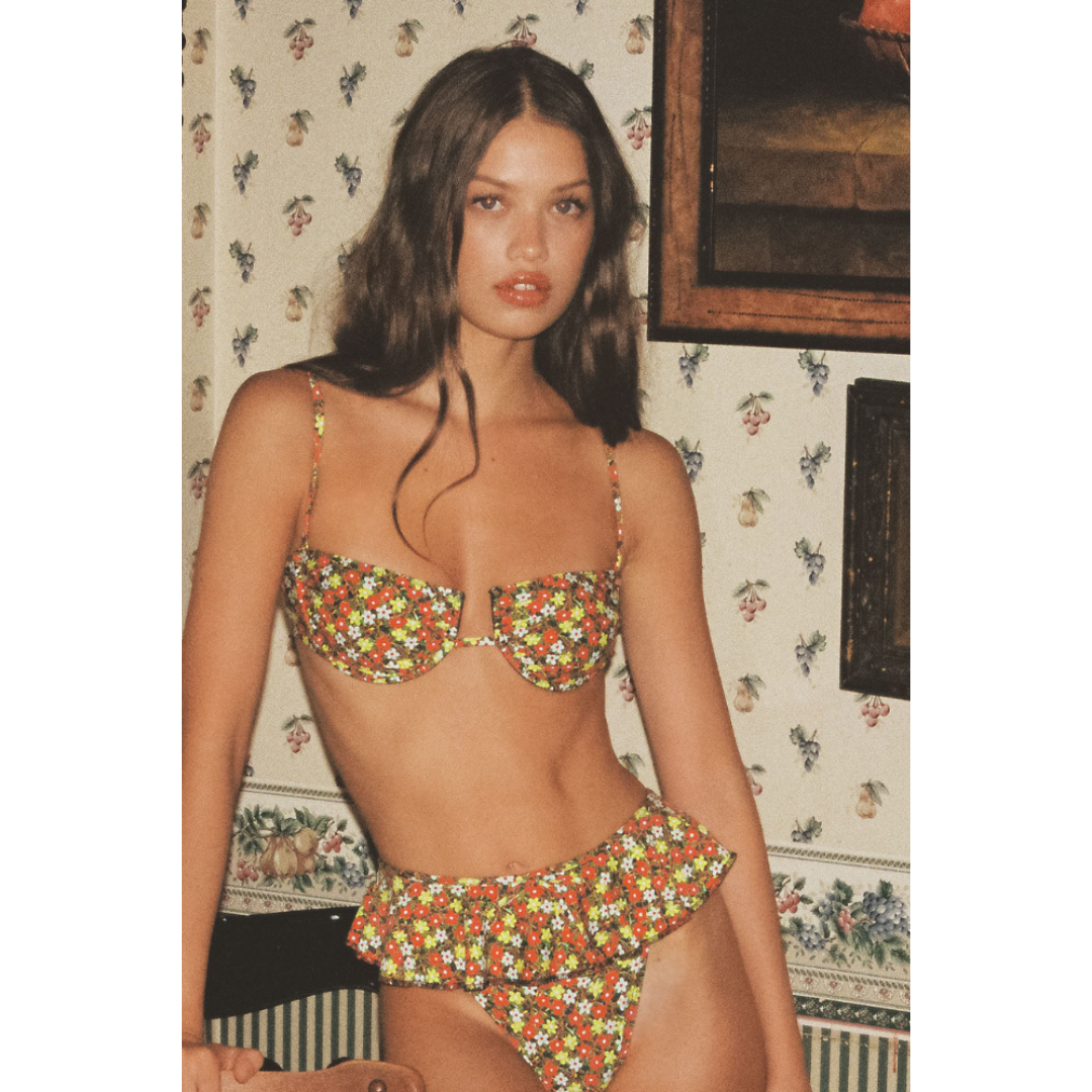 Sienna Floral Simonette Bikini Top
