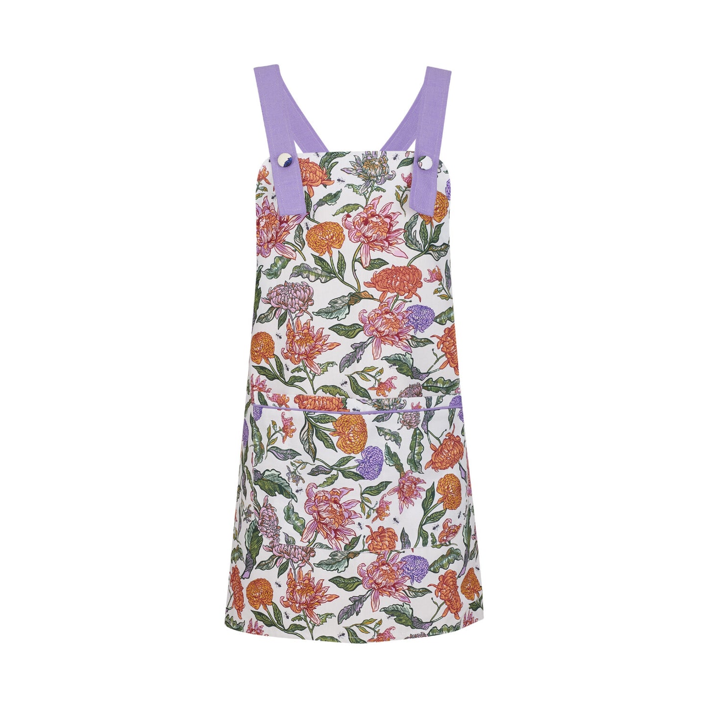 Load image into Gallery viewer, Floral Gardening Apron
