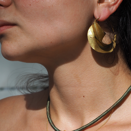 Vintage Gold Finds Collection Hoop Earrings