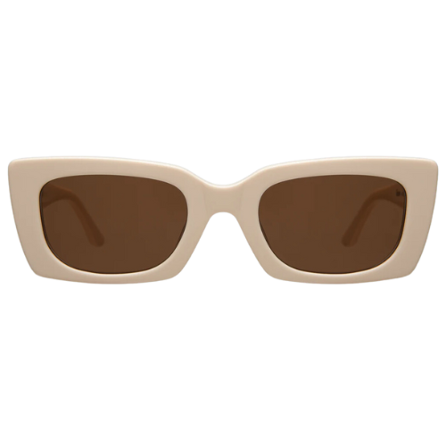 Wilson Cream Brown - Flat Sunglasses